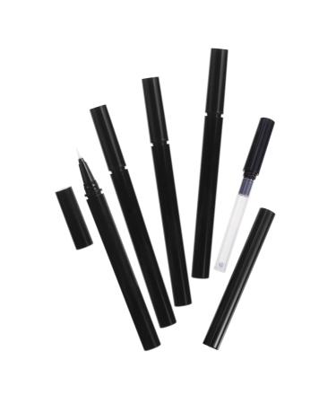 3 pi ces Eyeliner Tube Rechargeable avec Pinceau Assorti Stylo Liquide Portable pour Maquillage des Yeux Tube Vide pour Crayon Yeux DIY