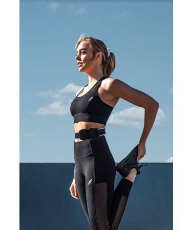 Breathable Insulin Pump Belt | Adjustable Diabetic Running Holder for Men & Women - Black - Buy Online on GoSupps.com