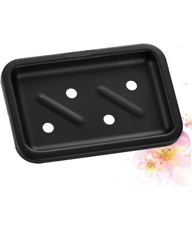 Ciieeo Bathroom Soap Holder Bathroom Soap Organizer Lipstick Case Soap Dish Holder Heart Shaped Rug Wall Soap Dish Soapdish Suction Cup Soap Holder Soap Rack Drain Rack Space Aluminum Black 12.6x8.4x3cm - Buy Online on GoSupps.com