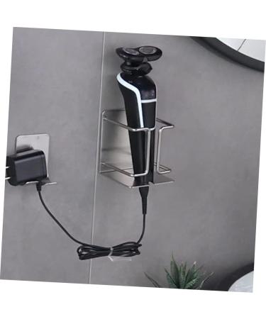 Fomiyes Stainless Steel Razor Hanger - Electric Shaver Wall Holder & Toothpaste Organizer - Durable Metal Rack for Bathroom Storage - Buy Online on GoSupps.com