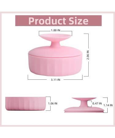 HOSAILY 4-in-1 Silicone Brush Cleaning Mat & Drying Rack - Portable Makeup Brush Cleaner Tool (Pink) for Effective Color Removal and Scrubbing - Buy Online on GoSupps.com