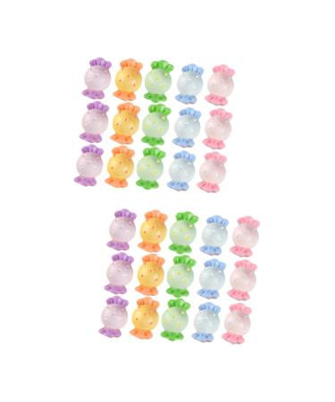 Toyvian 36 Pcs Simulated Candy Bulk Candy Fake Candies Simulated Candies Model Prop Candies Model Decorative Candies Decor Candy Sweet Charms Phone Case Accessories Resin