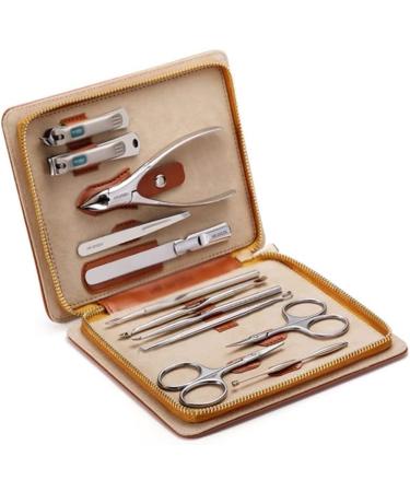 Nail Sets Nail Care 12-Piece Manicure Set Professional Beauty Set Decorative Foot Cover Stainless Steel Beauty Care Tool with Portable PU Leather Cover Unisex Nail Clippers - Buy Online on GoSupps.com