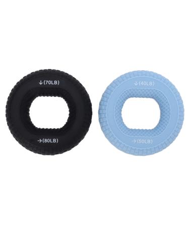 Hand Exerciser Grip Strength Trainer Ring Silicone Hand Grip Strengthener Finger Exerciser for Rock Climbing Rehabilitation Training
