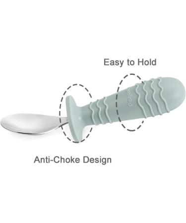 Pandaear 4 Set Baby Cutlery | BPA-Free Children's Silicone & Stainless Steel Utensils | Anti-Choke Design for 1 Year+ Kids - Buy Online on GoSupps.com