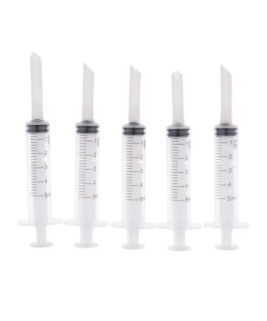 Fenteer 5X rearing syringe feeding syringe injection syringe for small parrots canaries 5ml