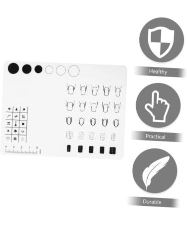 Housoutil 1pc Silicone Manicure Pad Silica Gel Tool Kit White Printing - Buy Online on GoSupps.com