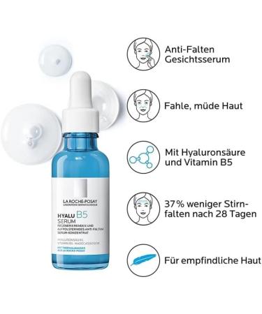 La Roche-Posay Hyaluronic Acid B5 Serum 30ml - Skin Hydration Concentrate - Buy Online on GoSupps.com