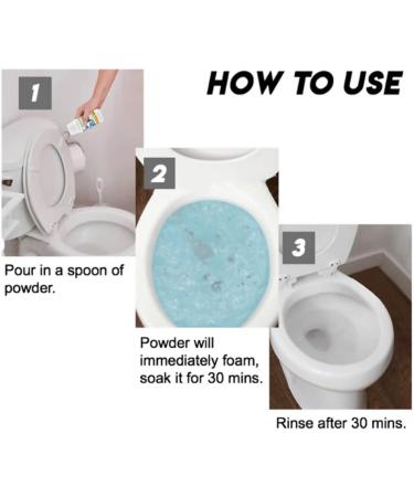 MarryLee Plumbing Agent Quick Foaming Toilet Sink Cleaner Magic Bubble Quality 1 Bottle 100g (Multicolor) - Buy Online on GoSupps.com