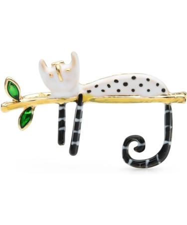 Pin Jewelry Gifts for Women Ladies Fashion Accessories Lazy Cat Lying On The Tree Brooch Ladies Enamel Cute Cat Party Brooch Cardigan Jacket Coat Brooch Brooches & Pins - Buy Online on GoSupps.com