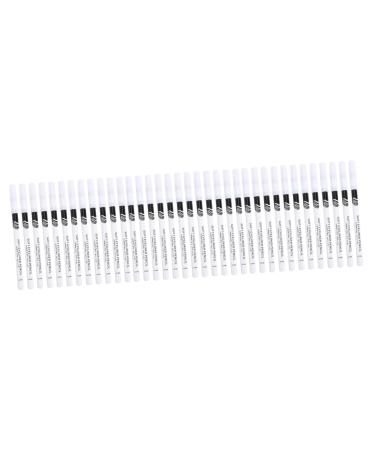 BIUDECO 72 Pcs Eyeliner Pencil Eyebrow Definer Pencil Beautiful Eyeliner Pen Tool Woman Wooden Pole White