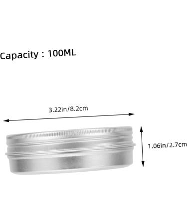 Buy Besportable 100ml Honey Glass Box & Metal Balsam Can - Perfect for Cosmetics Ointments and Travel - Buy Online on GoSupps.com