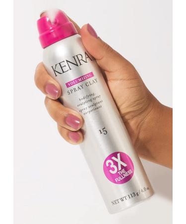 Kenra Volumizing Spray Clay 15 | Bodifying Fullness Spray | 3X The Fullness | Medium Hold | Provides Texture & Volume With A Long-Lasting Finish | All Hair Types 4 Ounce (Pack of 2) - Buy Online on GoSupps.com