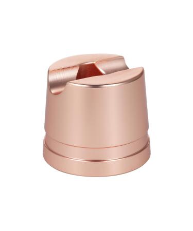 Layhou Man's Manual Razor Stand Aluminum Alloy Safety Razor Base Shaver Accessory rose gold