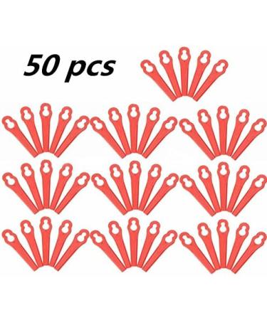 50pcs Plastic String Trimmer Blades for Garden Grass Cuttering Replacement Blade Tool Parts Garden Tools - Buy Online on GoSupps.com