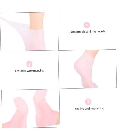 GALPADA 1 Pair Sock Foot Skin Women s Feet Essential Hard Moisturizer Protective Moisturizing Oil Silicone Repair High Skin Soles Womens Heels Sebs Sole Pads Miss Pink Lotion Spa Pink 38X7.5X1cm - Buy Online on GoSupps.com