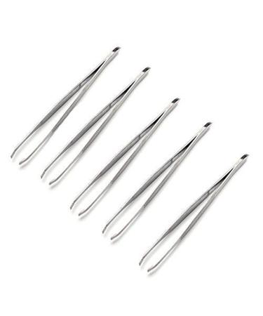 ghfashion 5pcs Women Eyebrow Face Nose Hair Clip Tweezers Remover Stainless Steel Multi