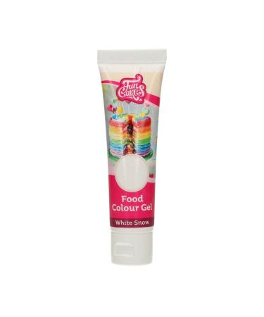 FunCakes - Food Coloring in Edible Color "FunColours" - Gel / Paste - 1x White Snow 50g - for The Unique Look - Buy Online on GoSupps.com