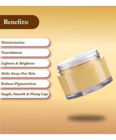 Butterscotch Lip Scrub with Vitamin E & Walnut | Brightening Exfoliating & Hydrating | Soft & Smooth Lips | 10g - International Shipping Available - Buy Online on GoSupps.com