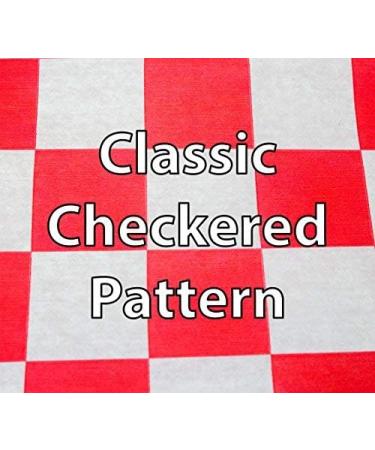 Avant Grub Deli Paper 300 Sheets. Turn Your Backyard Cookout Party into a  Classic Drive-In with Red & White Checkered Food Wrapping Papers.  Grease-Resistant 12x12 Sandwich Wrap Prevents Food Stains! Red White