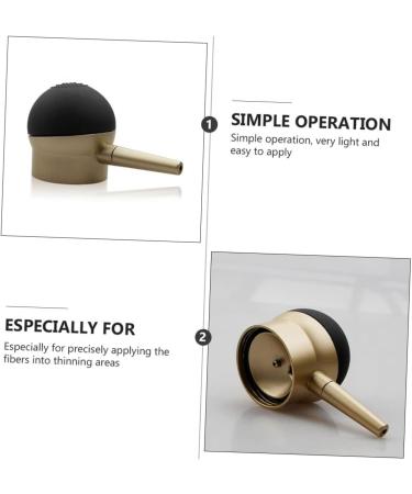 Baluue Reissue Nozzle Hair Thickening Nozzle Hair Filler Spray Hair Building Fibers Nozzle Golden - Buy Online on GoSupps.com