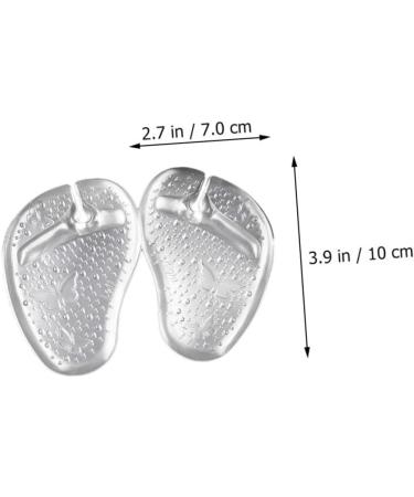 GLEAVI 15 Pairs Transparent Forefoot Slipper Pads | Clear Heel Cushions & Protection Insoles for Soft Comfort | Gel Damping Fillers for Sandals & Slippers - Buy Online on GoSupps.com