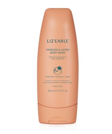 Liz Earle Energise & Glow Body Wash 200ml for clean invigorated softer brighter skin