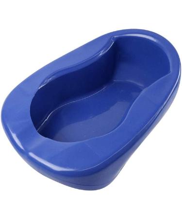 Bedpan with Lid Professionally Recommended and Easier to Use Anti-Spill Comfort Bedpan for Bedridden Woman and Old Man Blue - Buy Online on GoSupps.com