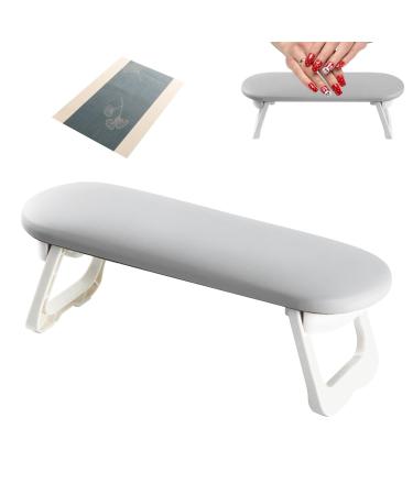 Skoulazeo Arm Rest For Nails Tech | Manicure Hand Pillow Cushion Folded Comfortable Upgraded Washable Nail Arm Rest Accessories Tool For Nail Tech Technician Beginner Use