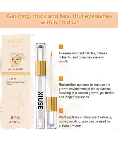 Xiuse Eyelash Growth Serum - Nourishing Lash Serum for Thick, Long, and Natural Curly Eyelashes (4pcs) - Buy Online on GoSupps.com