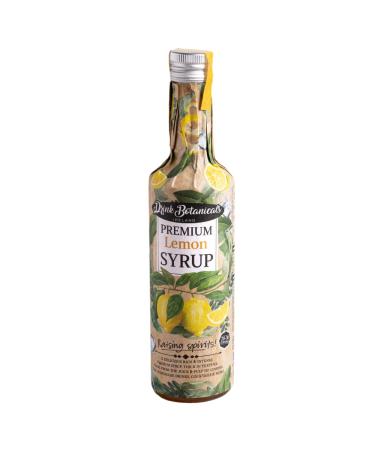 Drink Botanicals Ireland Lemon Syrup | For Flavouring Beverages | Made from Lemon Juice & Pulp | Natural Fruit | Flavoured Syrup for Beverages |100% Natural | 30 Servings 500ML Glass Bottle - Buy Online on GoSupps.com