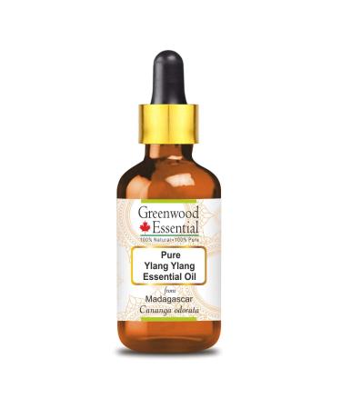 Greenwood Essential Pure Ylang Ylang Essential Oil (Cananga odorata) Steam Distilled 15ml (0.50 oz) 0.50 Fl Oz (Pack of 1)