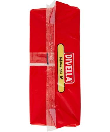  Italian Gourmet E.R. Divella Millerighi N. 16 Pack of 12 durum wheat semolina pasta 500 g + Italian Gourmet Polpa di Pomodoro 400 g - Buy Online on GoSupps.com