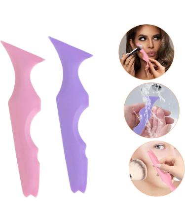 FRCOLOR 2pcs Silicone Beauty Ruler Lip Liner Eye Shadow Marscara Shadow Guide Template Eyelash Tool Face - Buy Online on GoSupps.com