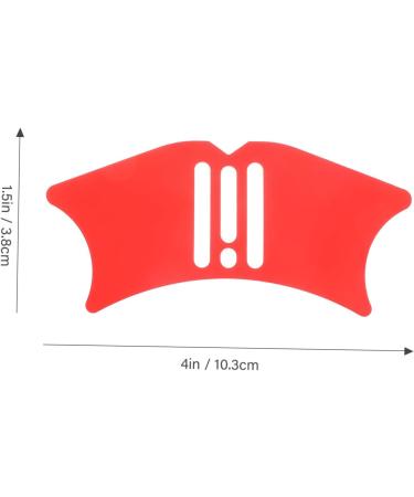 Housoutil Eyeliner Aids Lash Shield Eyeliner Guard Eyeliner Applicator Tool Silicone Eyeliner Pads Lash Tool Eyelash Applicator Mascara Applicator Guard Miss Make up Auxiliary Silica Gel Red 10.3x3.8cm Red - Buy Online on GoSupps.com