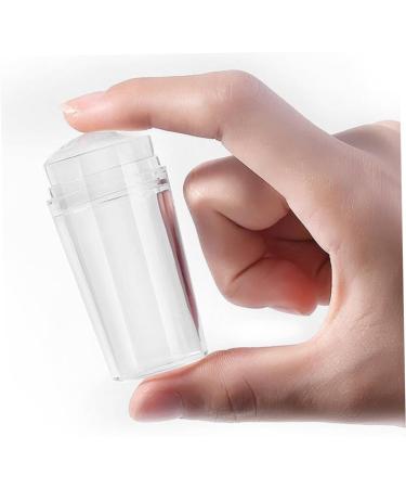 Nail Art Stamper Kit Silicone Transparent Manicure Stamping Stencil with Scraper Brushes - Buy Online on GoSupps.com