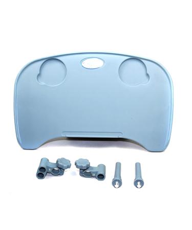 Wheelchair Tray Removable Wheelchair Lap Board with Cup Holder and Pen Slot ABS Plastic Steel Material Stable Structure and Fits Most Wheelchairs for Writing Reading Eating