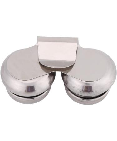Stainless Steel Palette Cup Large Double Dipper with Lid - Oil Container for Acrylic & Oil Paint - Buy Online on GoSupps.com