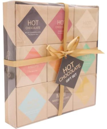 Hot Chocolate Gift Set - Flavoured hot Chocolate Gift Set for Kids Men Women Adult - Christmas Gifts Options White hot Chocolate - Chocolate Orange Salted Caramel (9 Pack HOT Chocolate Gift Set) - Buy Online on GoSupps.com