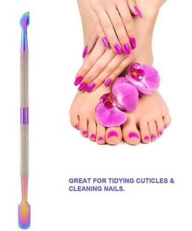 Cuticle Pusher Cuticles Removal Tool Manicure Clipper for Professional for Salon(F505) - Buy Online on GoSupps.com