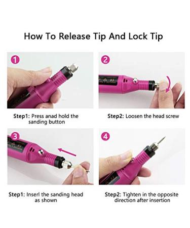 Portable Electric Nail Drill - USB Compact Efile Kit for Acrylic & Gel Nails | Professional Manicure & Pedicure Tools for Home & Salon Use - Buy Online on GoSupps.com