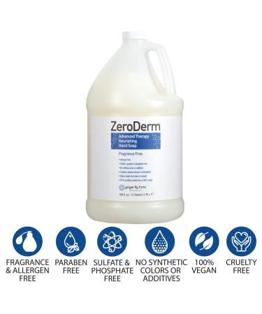 Ginger Lily Farms Botanicals ZeroDerm Advanced Therapy Nourishing Liquid Hand Soap Refill - 128 Fl Oz, Vegan & Cruelty-Free, Fragrance-Free, Unscented - Buy Online on GoSupps.com