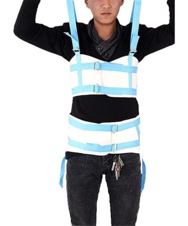 Dkulmn lumbar traction back alignment device decompressor back belt back pain relief decompression back belt for waist injury l