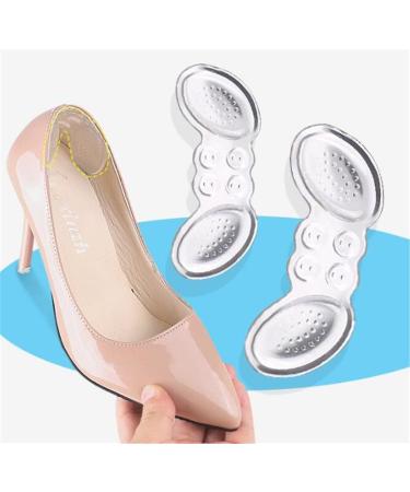 Soft Gel Heel Grips - Self-Adhesive Butterfly Cushion Pads Anti-Slip Inserts for Loose Shoes Protects Against Blisters & Calluses - 2 Pairs - Buy Online on GoSupps.com