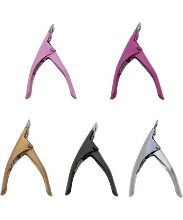 Nail Clipper for Thick Nails 1PC Acrylic UV False Nail Tips Stand-Up Cutter Clipper Scissors Tool Stainless Steel High Quality Pro (Color : Black) - Buy Online on GoSupps.com