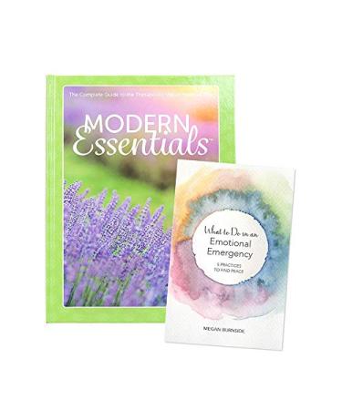 Modern Essentials 10th Edition Essential Oil Reference Book Featuring doTERRA Oil Names New 2018 Oils & What to do in an Emotional Emergency: Five Practices to Find Peace by Megan Burnside 2016