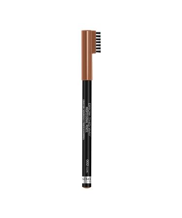 Rimmel London Professional Eyebrow Pencil 002 Hazel - Precision Brow Definition (0.05 oz) - Buy Online on GoSupps.com