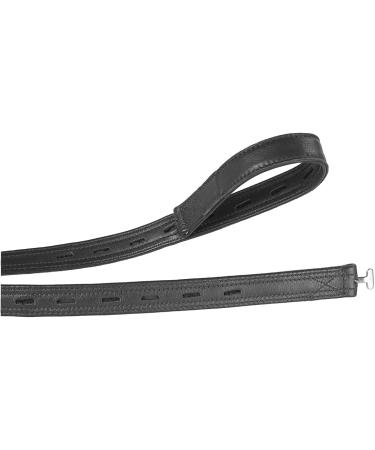 Equinate Slimline Mono Stirrup Leathers Ghost - 60 cm Black | Premium Equestrian Gear for International Shipping - Buy Online on GoSupps.com
