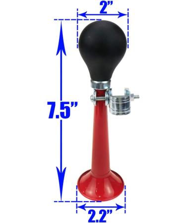 Modengzhe Metal Bugle Horn Red - High Quality Brass Bugle for Military, Bands, and Outdoor Activities - Buy Online on GoSupps.com
