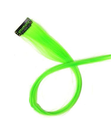 Color Long Straight Synthetic Hair Extension Wavy Pure Clip In 20"fashion Wig 20inches 56